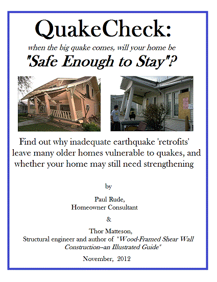 Download a free PDF copy of QuakeCheck